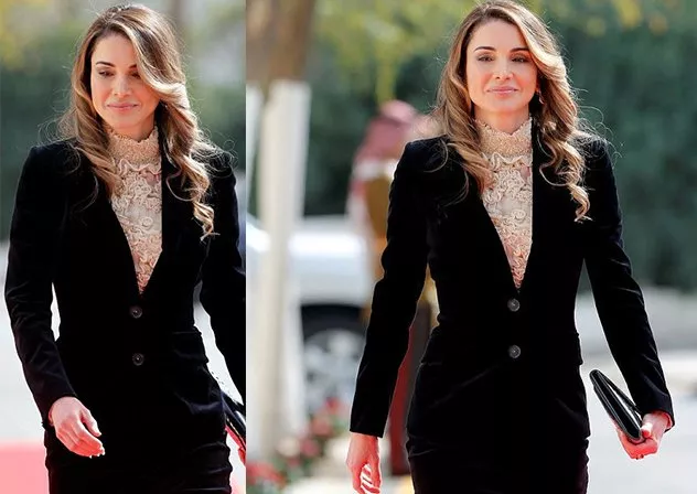 الملكة رانيا في بزّة مخمليّة غير تقليديّة: رجاء لا تكفّي عن إبهارنا!