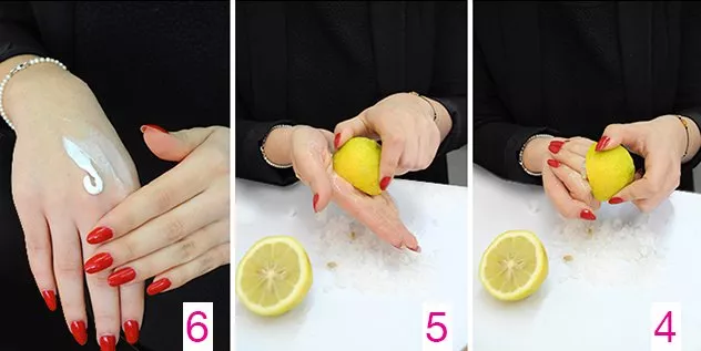 عصير الليمون - العناية بالبشرة - يستخدم ملح الليمون - الجلد الميت