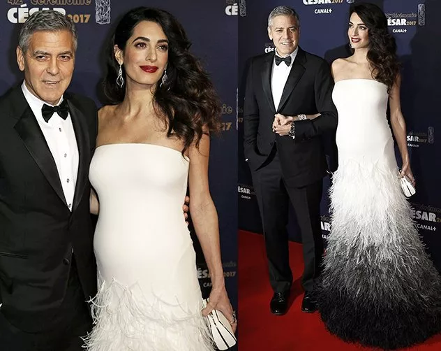 كلّ إطلالات Amal Clooney خلال فترة الحمل بتوأمها