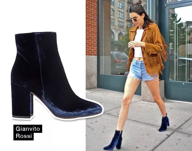 Kendall Jenner لا تتخلّى عن حذاء طول الكاحل بكلّ أشكاله