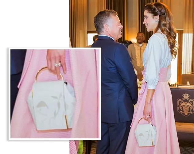 الملكة رانيا تفيض سحراً وأنوثة خلال استقبال رئيس النمسا وزوجته في الأردن