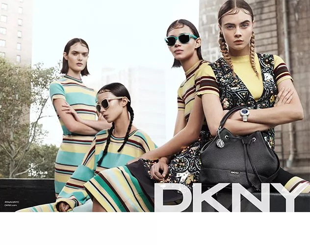 Cara Delevingne مجدّداً في حملة DKNY لربيع 2015