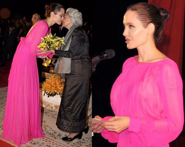 Angelina Jolie تعود إلى الساحة بعد طلاقها بإطلالتين ساحرتين وبسيطتين