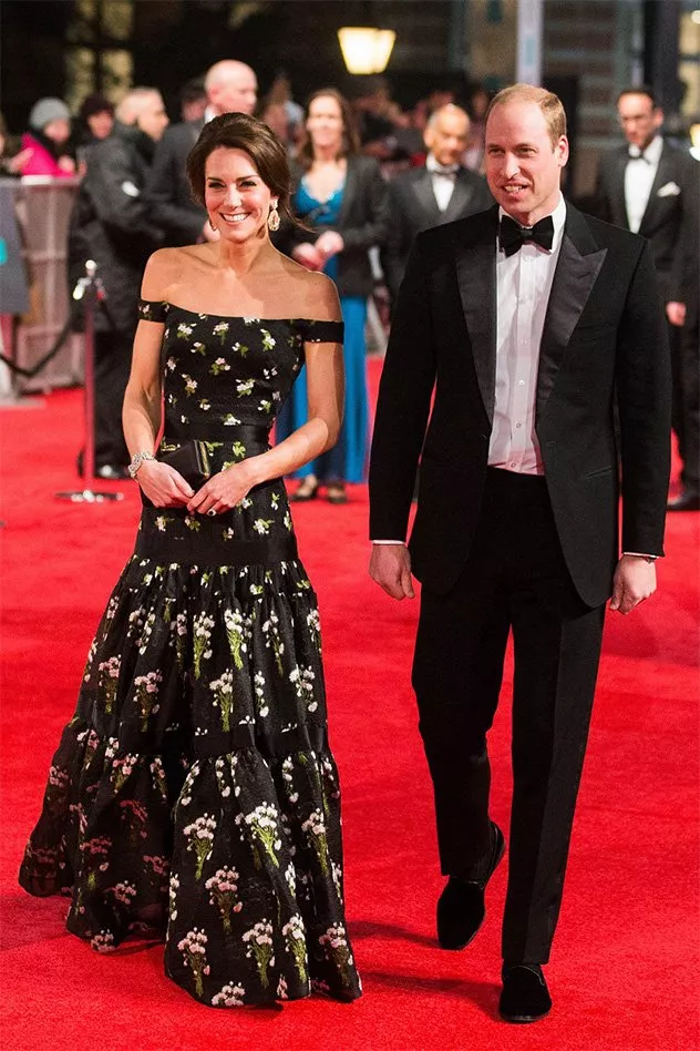 إطلالة رومانسية لـ Kate Middleton في حفل جوائز BAFTA 2017