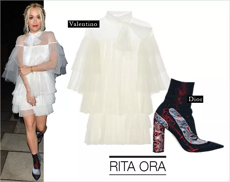 ماذا ارتدت النجمات هذا الأسبوع؟
Rita Ora تشعّ أنوثة في فستان أبيض