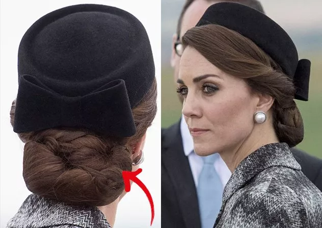الحيلة الوحيدة التي تلجأ إليها Kate Middleton للحفاظ على ثبات تسريحة الشينيون