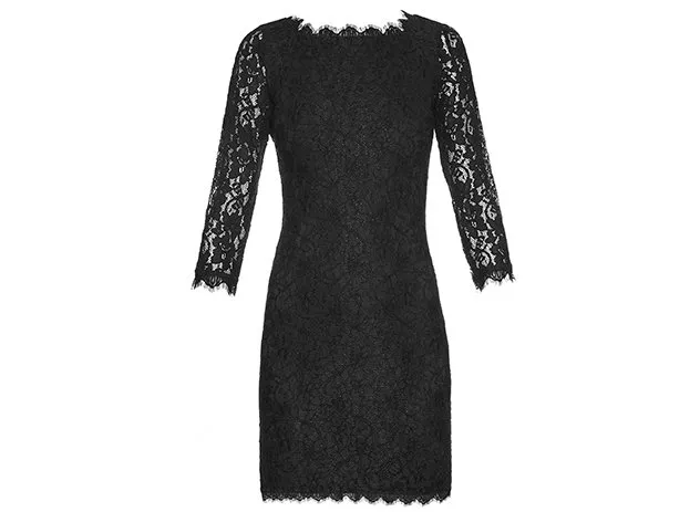 صور 22 فستان سهرة أسود قصير لإطلالة منمّقة تليق بأعياد 2016