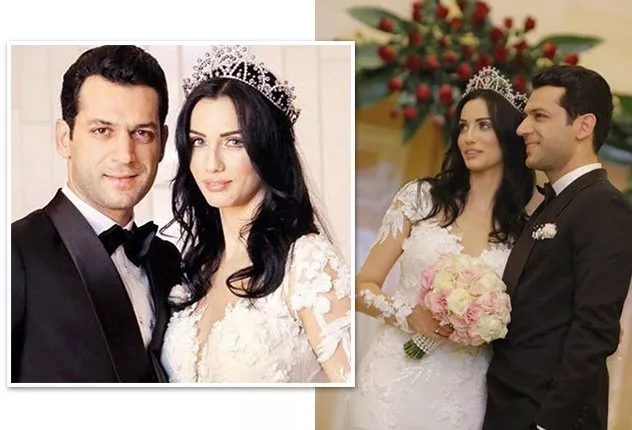 صور وتفاصيل زفاف ملكة جمال المغرب السابقة إيمان الباني والممثل التركي مراد يلدريم