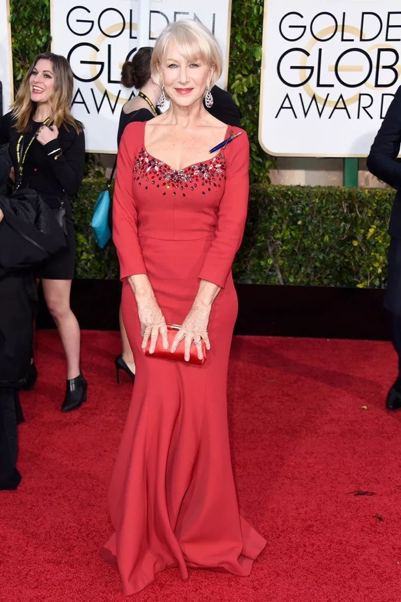 الأحمر لون حفل Golden Globes 2015