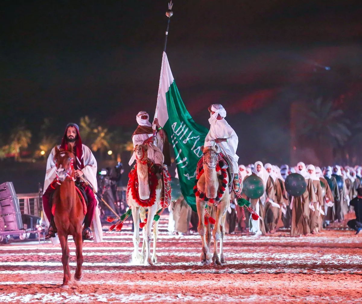 صور وفيديوهات الاحتفالات بمناسبة يوم تأسيس المملكة العربية السعودية 2022