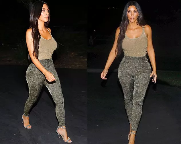Kim Kardashian تنقل السروال الضيّق إلى مستوى آخر يليق بالإطلالات المسائيّة
