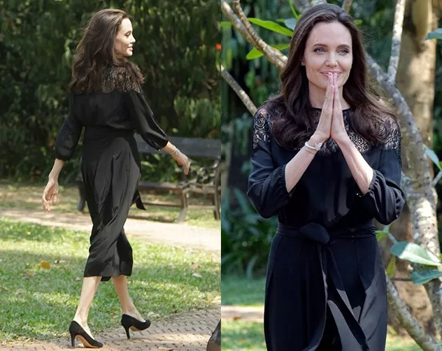 Angelina Jolie تعود إلى الساحة بعد طلاقها بإطلالتين ساحرتين وبسيطتين