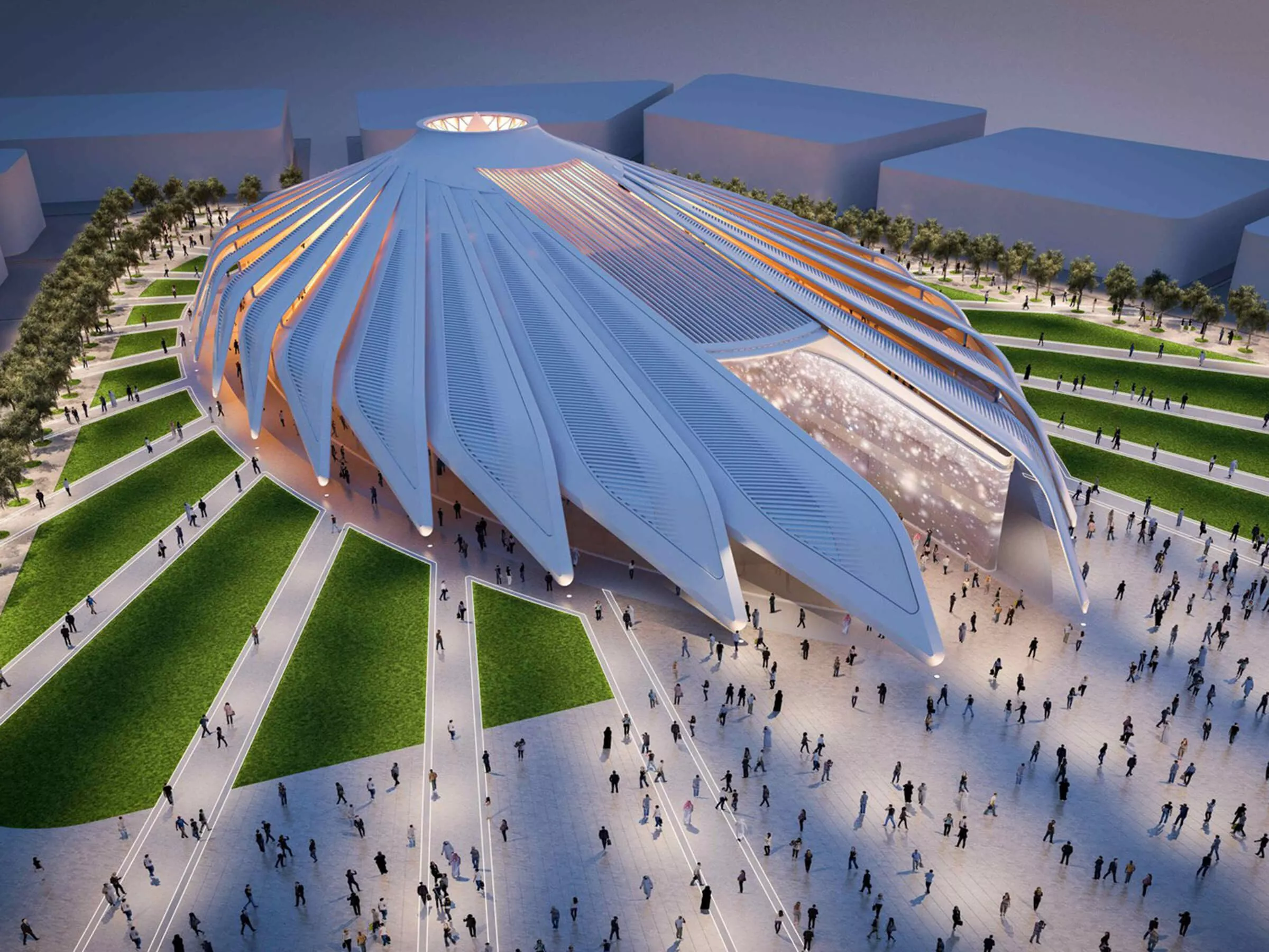 10 أجنحة ومناطق من إكسبو دبي 2020 ستجدينها أيضاً في المدينة الجديدة