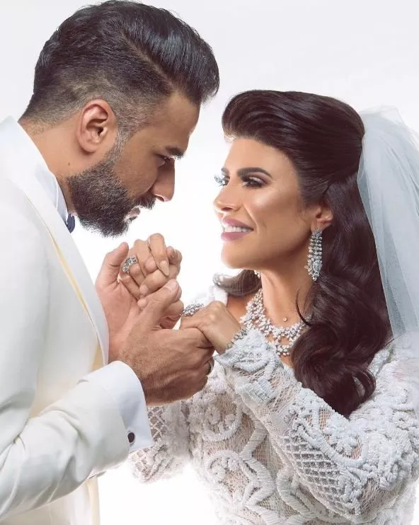 صور وفيديو حفل زفاف غدير السبتي والمخرج أحمد الفردان