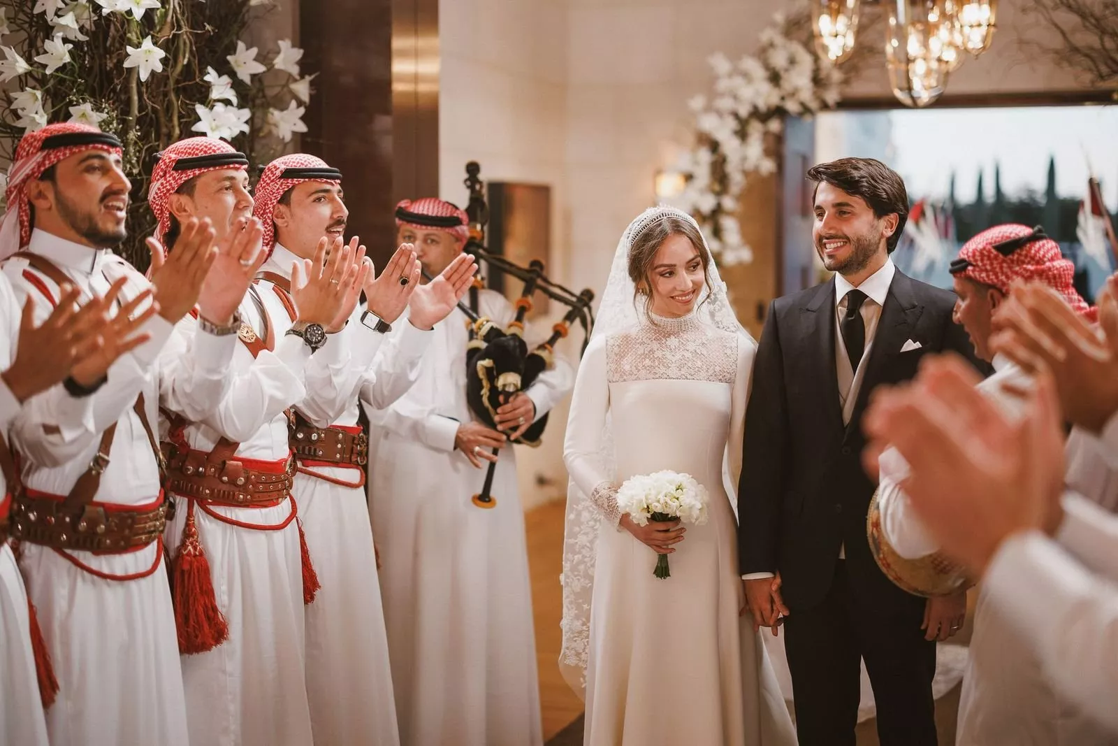 زواج الاميرة ايمان بنت عبدالله الثاني: أجواء عائلية دافئة