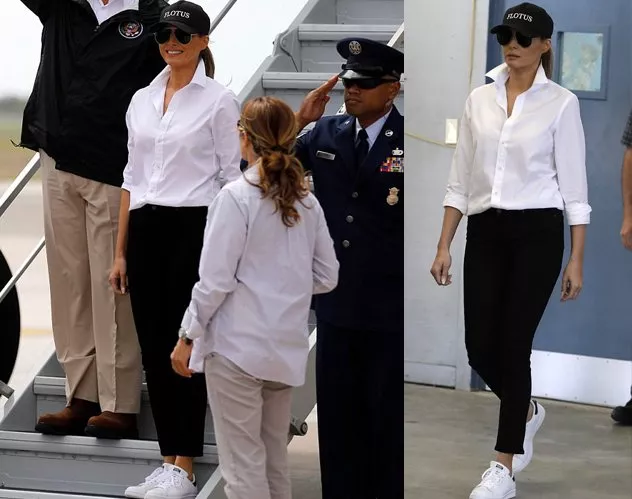 أحذية Melania Trump تثير الجدل في أجدد إطلالتين لها