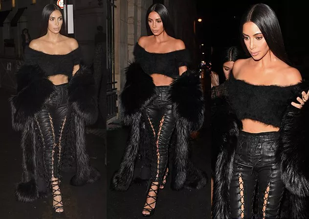 Kim Kardashian تستكمل إطلالاتها الجريئة خلال أسبوع الموضة الباريسيّ