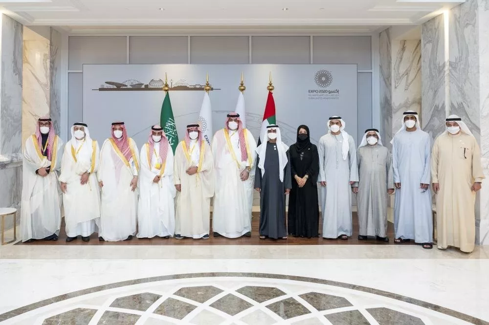 فعاليات وعروض مميّزة في اكسبو دبي 2020 إحتفالاُ باليوم الوطني السعودي