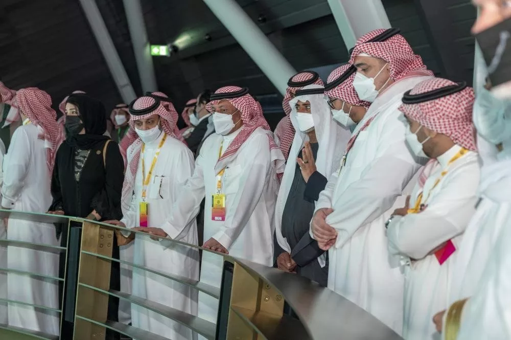 فعاليات وعروض مميّزة في اكسبو دبي 2020 إحتفالاُ باليوم الوطني السعودي