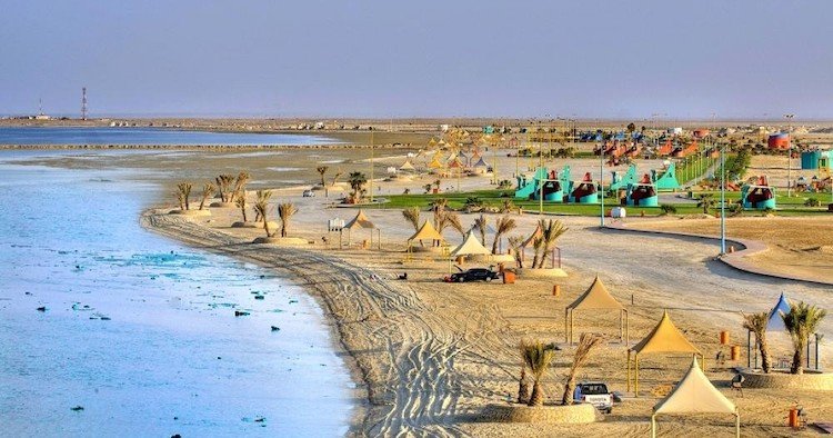 شاطئ العقير الاحساء السعودية