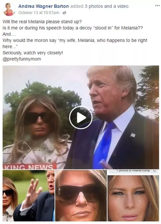 هل تستعين Melania Trump بامرأة أخرى لتنتحل شخصيّتها؟