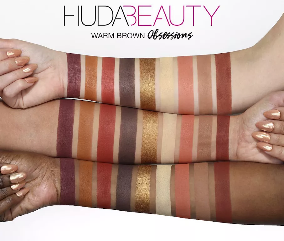 باليت Obsessions من Huda Beauty: مستحضرات ظلال عيون بتدرّجات مختلفة تثير هوس النساء
