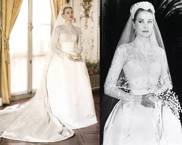 بالصور، نجمات ارتدين أكثر من فستان زفاف خلال حفل زفافهنّ