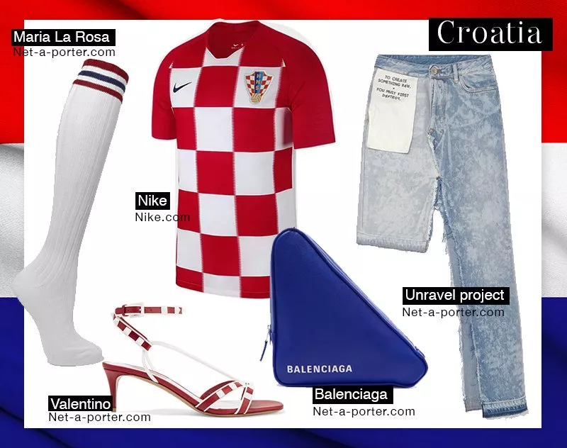 مباريات نصف نهائي كاس العالم 2018 بين كرواتيا وإنجلترا: ارتدي هذه الملابس وشجّعي فريقكِ المفضّل!