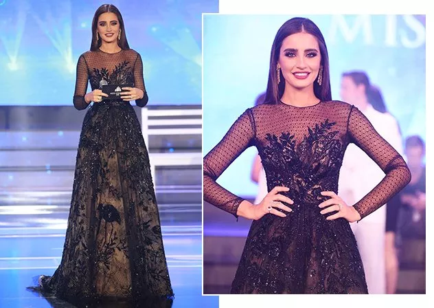 إيميه الصيّاح تخطف الأنفاس خلال حفل تتويج ملكة جمال لبنان للعام 2016