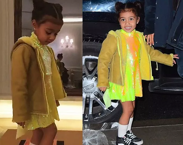 Kim Kardashian وزوجها Kanye يطلقان مجموعة أزياء مخصّصة للصغار