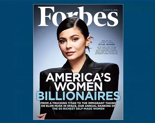 كايلي جينر أصغر امرأة عصاميّة مليارديرة في أميركا بحسب مجلّة Forbes