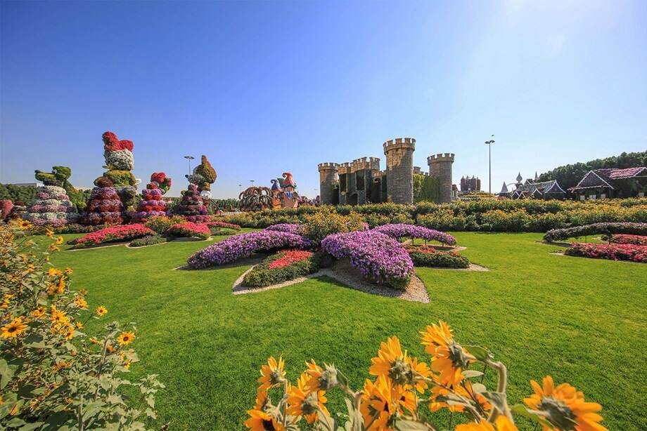 ميراكل جاردن دبي عيد الاضحى