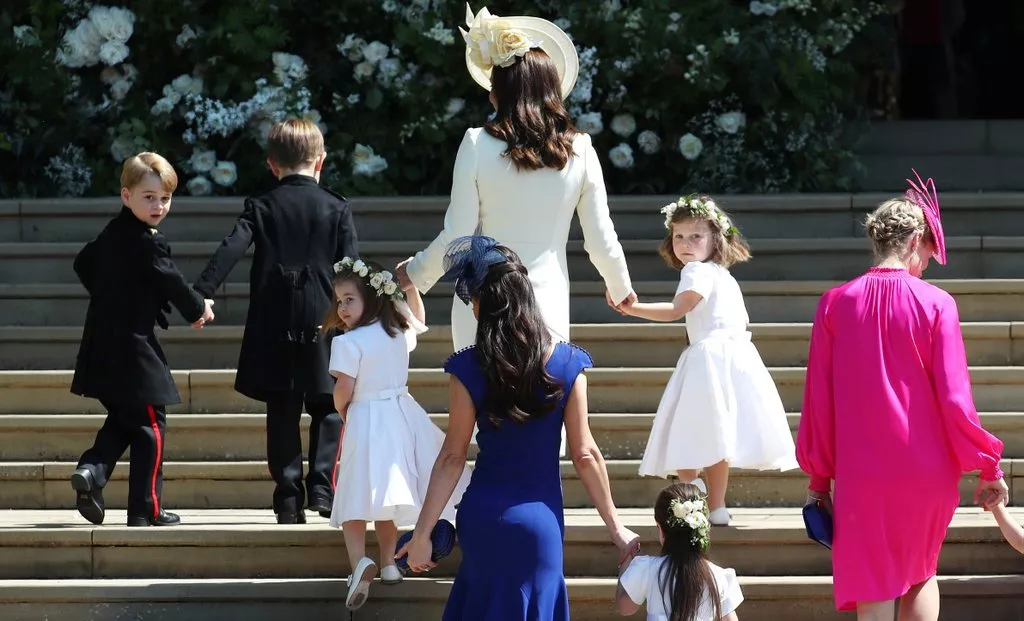 صور الأمير George والأميرة Charlotte خلال حفل زفاف ميغان ماركل والأمير هاري