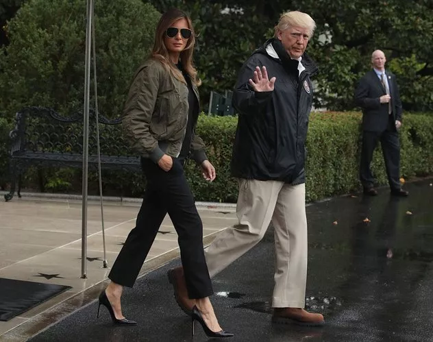 أحذية Melania Trump تثير الجدل في أجدد إطلالتين لها