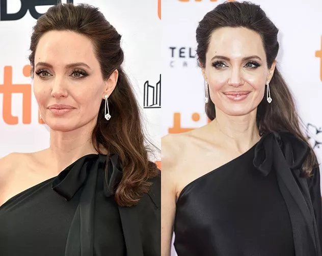 اللون الأسود يغطّي Angelina Jolie بالكامل ويزوّدها بأناقةٍ لا مثيل لها