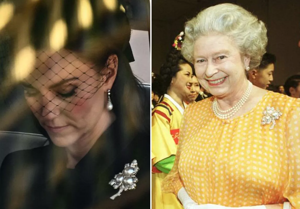 الملكة اليزابيث والأميرة ديانا راسختان في حياة كيت ميدلتون! هكذا كرّمتهما في لوكها الأخير