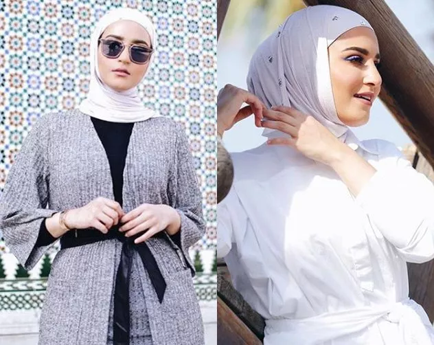 لماذا تختار مدوّنات الموضة والجمال المحجّبات حجاب فاتح اللون بتدرّج الباستيل؟