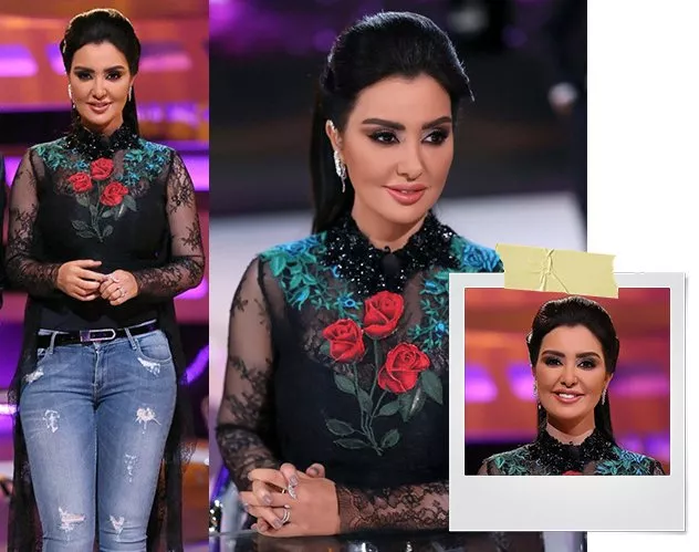 أزياء ميساء مغربي في برنامج رايتينغ رمضان