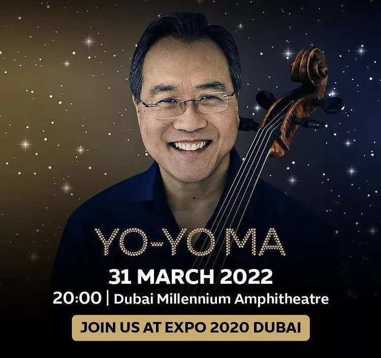 Yo-Yo Ma فعاليات حفل ختام اكسبو دبي 2020