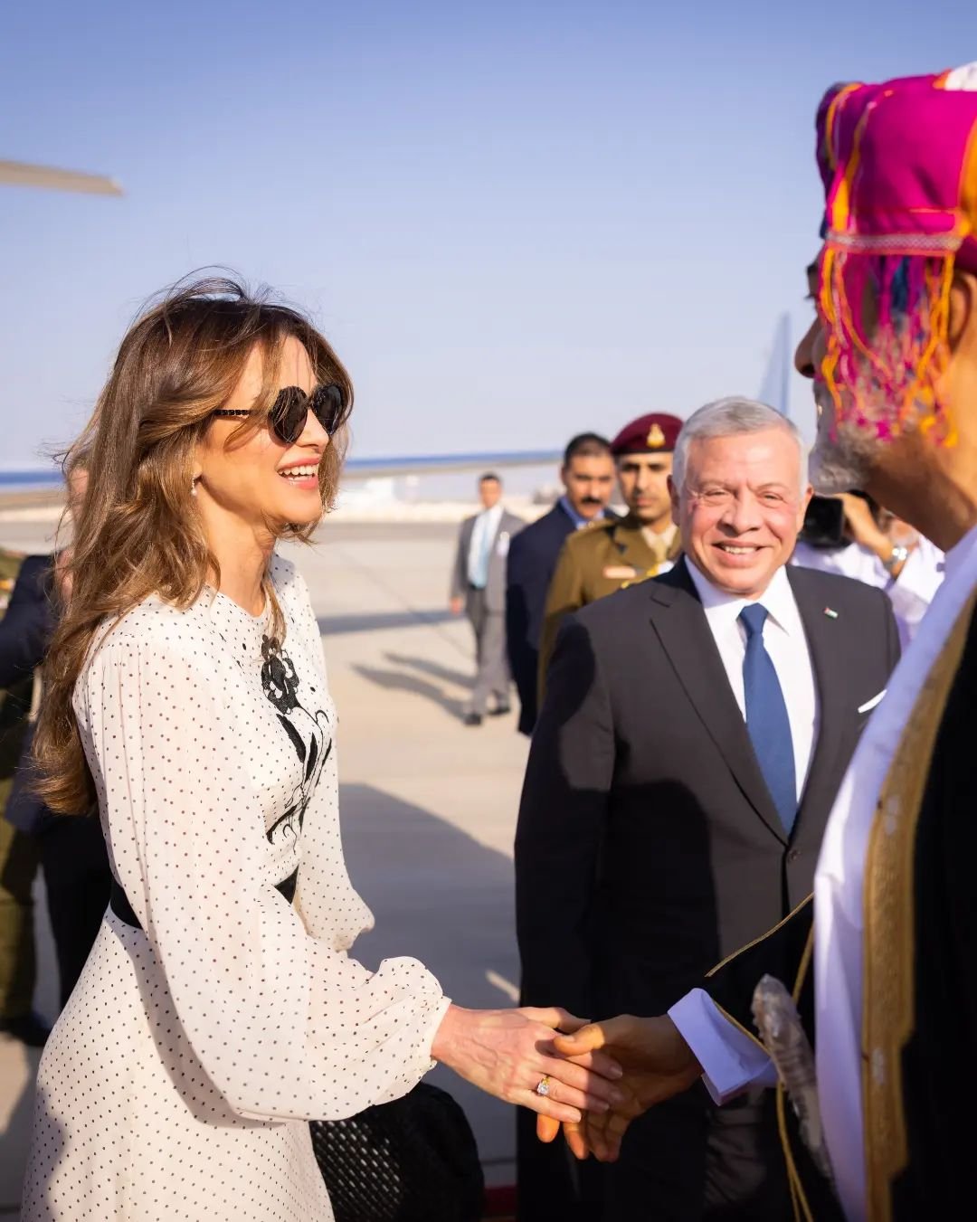 الملكة رانيا في عُمان