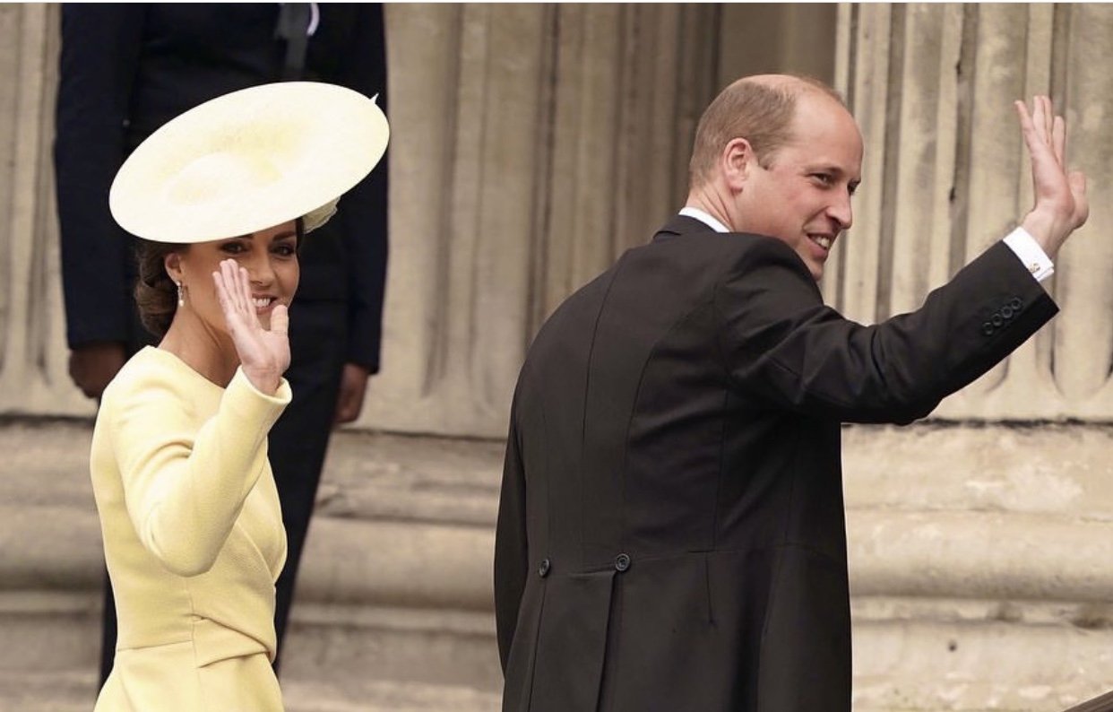 الأمير هاري وكيت ميدلتون في احتفال اليوبيل البلاتيني للملكة اليزابيت