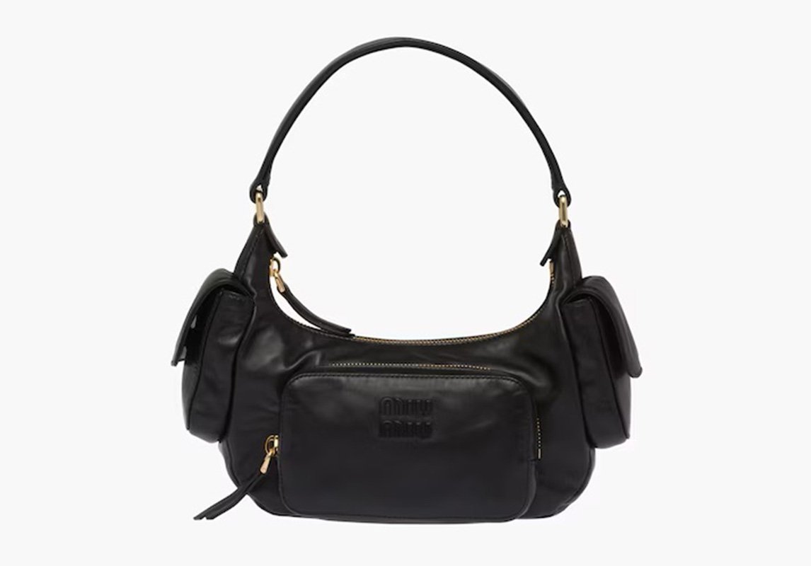 حقيبة ميو ميو MIU MIU Nappa Leather Pocket Bag