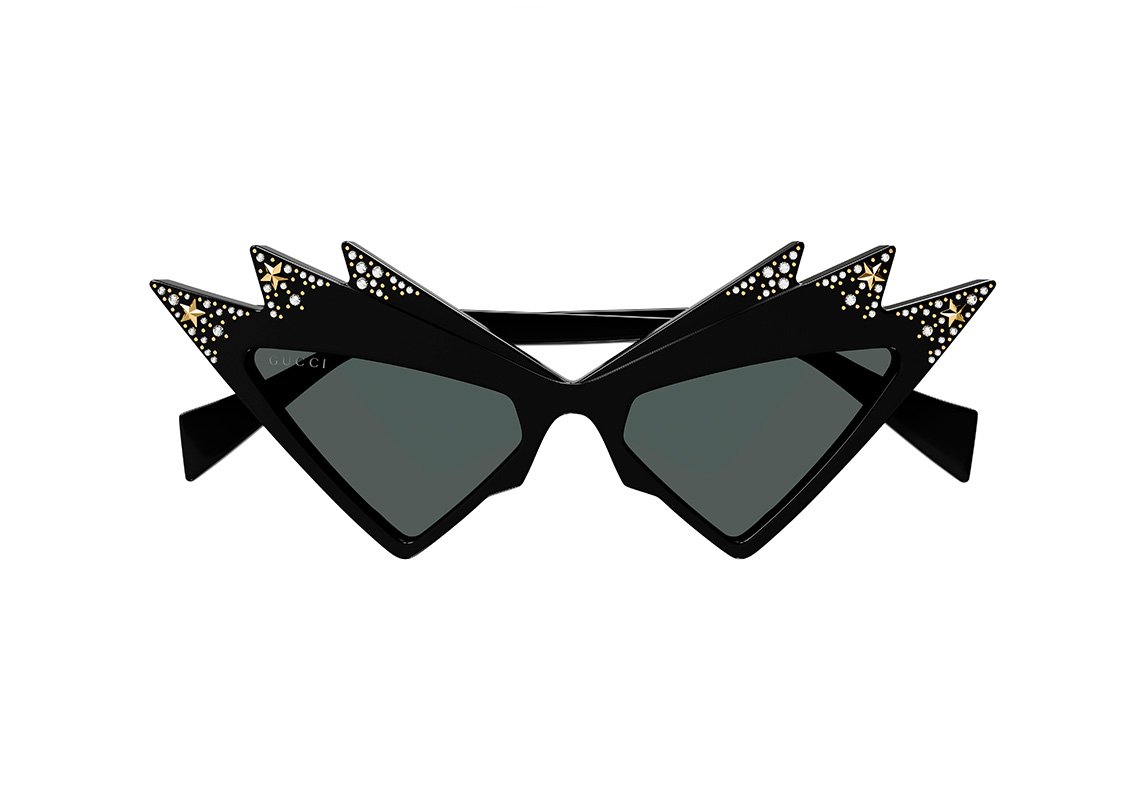 نظارات قوتشي GUCCI Cat-Eye Frame Sunglasses with Crystals
