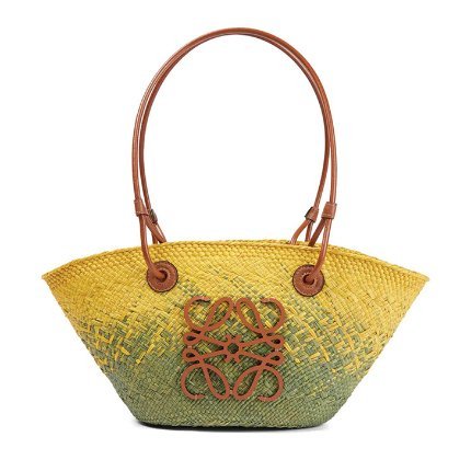 حقيبة Paula's Ibiza Anagram Raffia Tote من Loewe
