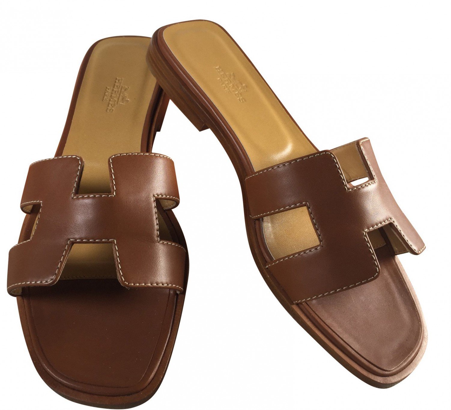 حذاء Oran المسطّح المفتوح من Herm&egrave;s