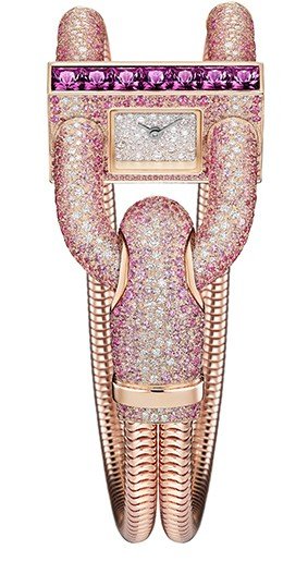 ساعة Cadenas Pav&eacute;e من Van Cleef & Arpels