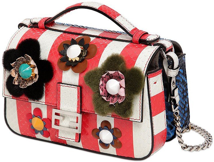 حقيبة Double Micro Baguette من Fendi 