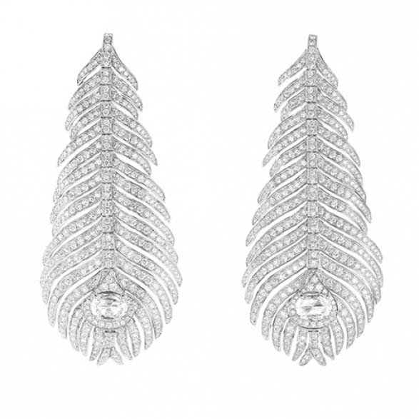 أقراط Plume de Paon من Boucheron