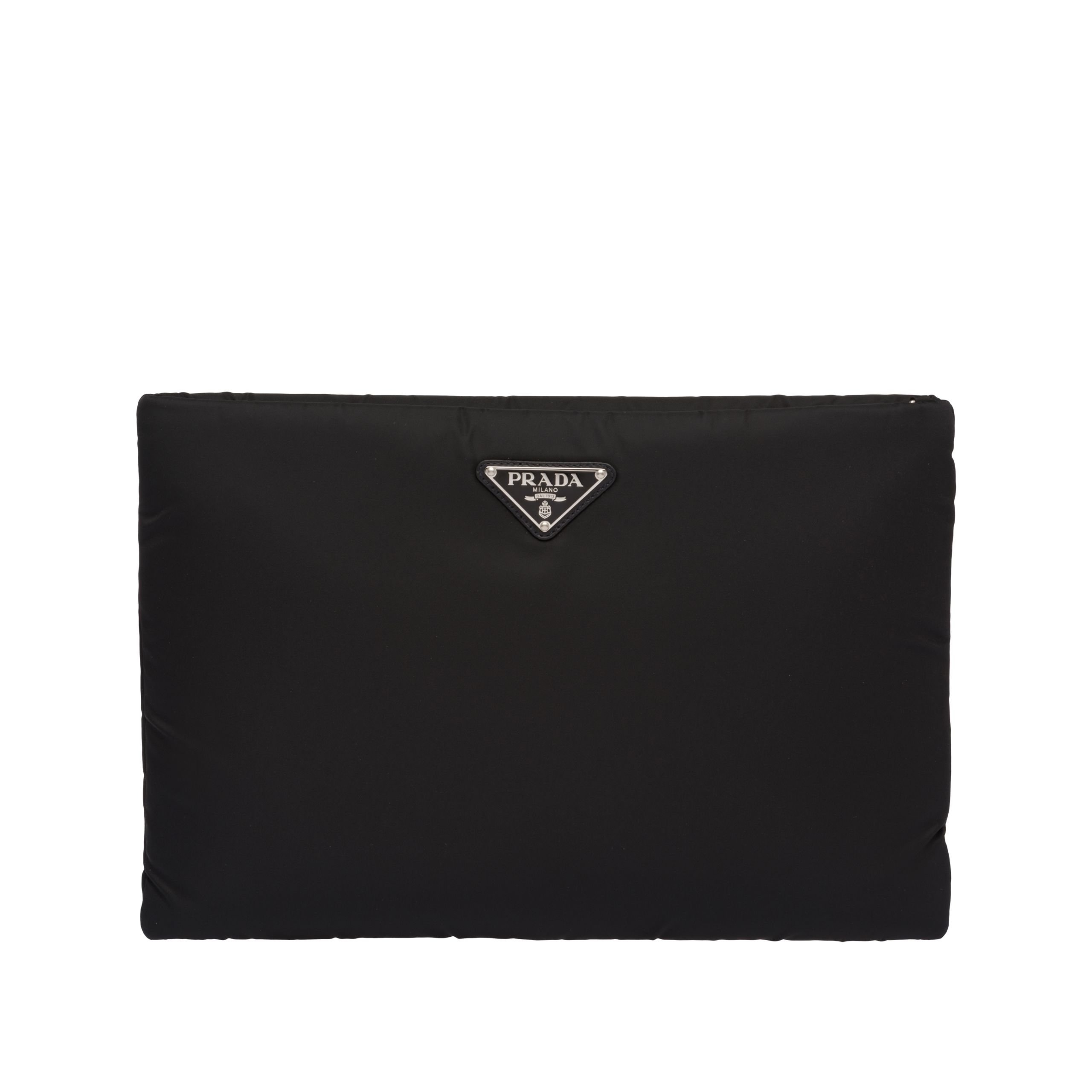 حقيبة Padded Nylon Clutch من Prada