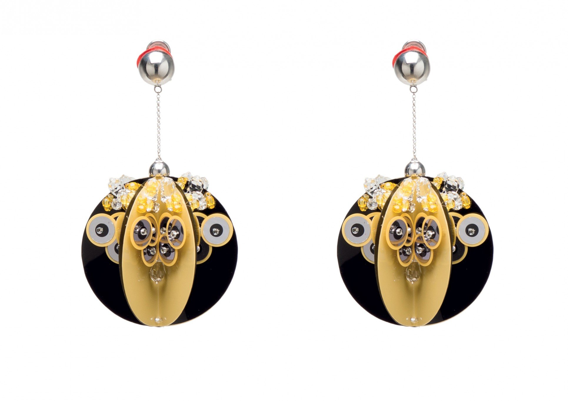 أقراط Paillettes من Prada